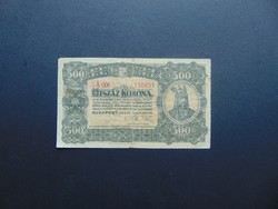 500 korona 1923 Magyar Pénzjegynyomda Rt