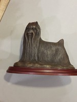 Bécsi bronz kutya XIX.sz vége 21 x 15 cm-es, ajándéknak.