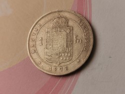 1878 ezüst 1 forint 12,3 gramm 0,900