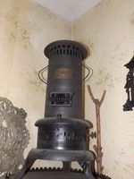 Rare antique kerosene oil heater stove serviceable! About 70cm