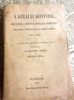 A Királyi könyvek jegyzéke.../Dr .Ilésy János és Pettkó Béla 1895.
