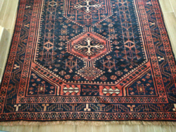 Eredeti iráni nomád, kézi csomózású szőnyeg 265 x 170