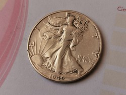 1946 USA ezüst fél dollár 12,5 gramm 0,900