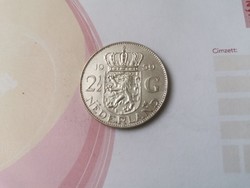 1959 2 és 1/2 holland ezüst gulden 15 gramm 0,720