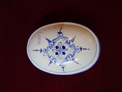 Német porcelán antik szappantartó, Mérete: 13,5 x 9,5 x 5 cm.