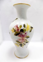 Hollóházi virágos nagy váza (ZAL-BI38446)