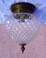 Gyönyörű kristályüveg burás mennyezeti lámpa, Rusztikus stílusú berendezéshez kiváló