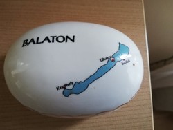 Ritka mini Balaton porcelán gyűrűtartó