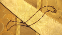 14 karátos arany zsebóralánc / nyaklánc, 1920-as évek, 11,8 g, 43,5 cm, 