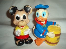 Vintage Walt Disney Mickey és Donald