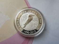 2015 Ausztrál ezüst kookaburra 31,1 gramm 0,999