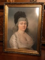 Női portré Anselm Wagner (1766-1806) 1799 pastel