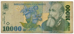 Románia 10 000 román Lei, 1999, papír