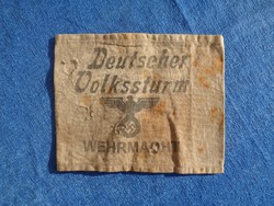 Deutscher Volkssturm Wermacht 1945 karszalag