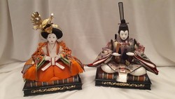 Japán Hina babák - császári pár