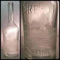 "Erényi diana sósborszesz franzbranntwein" színtelen nagy sósborszeszes üveg 26 cm (943)
