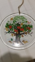 Beautiful Hand-Painted Glass Picture for Sale!