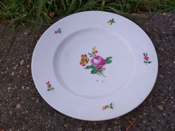 2 db neuwien tányér, 1840, bécsi porcelán, altwien, hibátlan