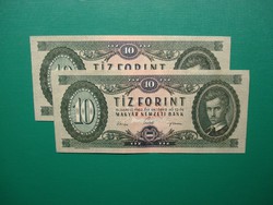 2*10 forint 1962 extraszép, sorszámkövető!