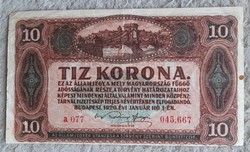 10 Korona 1920.