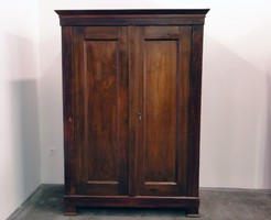 0C781 Antik biedermeier kétajtós szekrény 1860