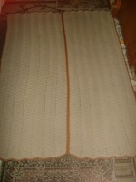 Vintage kötött-horgolt takaró, ágy terítő - 180 x 140 cm - kézimunka