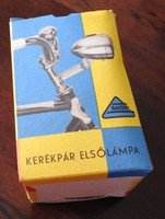Kerékpár első lámpa - eredeti dobozában Bakony művek 1973 -ből