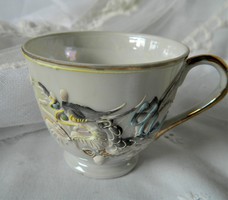 Marucu Japanese moriage dragonware cup, collector, dragon