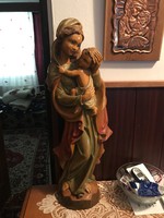 Mária szobor , fa
