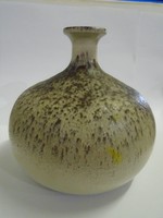 Francia art new studió üveg váza (lalyque minőség) nehéz darab