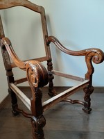 Antique armchair restored from around 1870