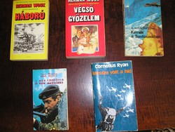 Könyvcsomag 3. - Háborús regények, könyvek - 10 db.