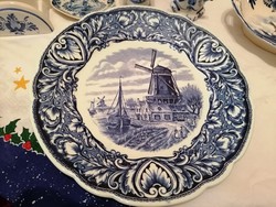 Delft tányér, jelzett, hibátlan. 