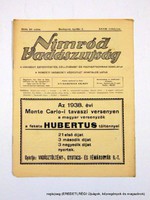 1939 április 1  /  NIMRÓD VADÁSZUJSÁG  /  E R E D E T I, R É G I Újságok Szs.:  12579