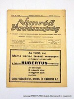 1939 március 10  /  NIMRÓD VADÁSZUJSÁG  /  E R E D E T I, R É G I Újságok Szs.:  12578