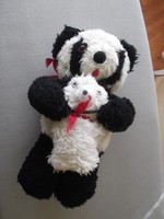 Panda teddy bear with small for sale!