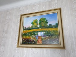 Papp Tünde:Virágzás c. festménye