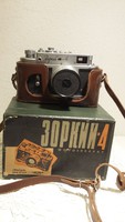 Zorkij 4 fényképező, fényképezőgép, szovjet, orosz