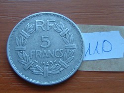 FRANCIA 5 FRANCS FRANK 1949 ALU. 110.