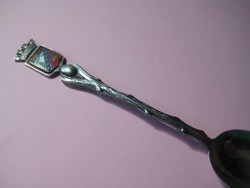 Dísz kis kanál  francia , JM  jelzéssel 12,8 cm , ezüstözött  !