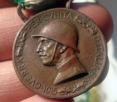 Régi világháborus kitüntetés szuvenir érem 1915 hadi 1.vh 