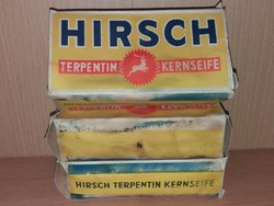 Három Doboz Hirsch Terpentin Mosószappan
