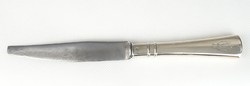 0S266 Régi jelzett 800-as ezüst kés 23.5 cm