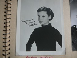 Audrey HEPBURN - print autogram-fotó