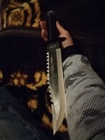 Új, feliratos Rambo tőr kés vadászkés 