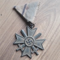 Német,náci,kardos érdemkereszt kitüntetés