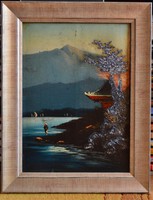 ISMERETLEN festmény, 1900.k., olaj fatábla, 34,5 x 25 cm, jelzés nélkül