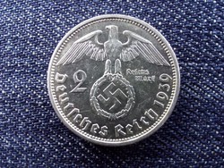 Németország Horogkeresztes .625 ezüst 2 birodalmi márka 1939 A / id 13717/