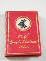 Mini könyv kalendárium (német nyelvű) 1930-ból 
