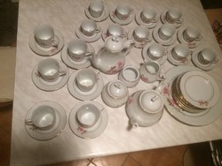 Nagyon szép , Kolozsvári porcelán kávés, teás, süteményes készlet 